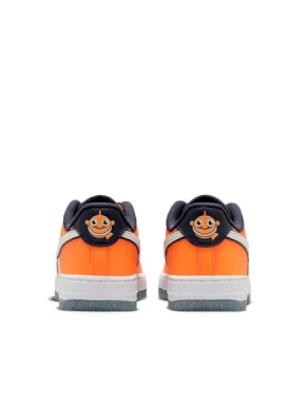 Kids Orange Cartoon Accent Sneakers Nike